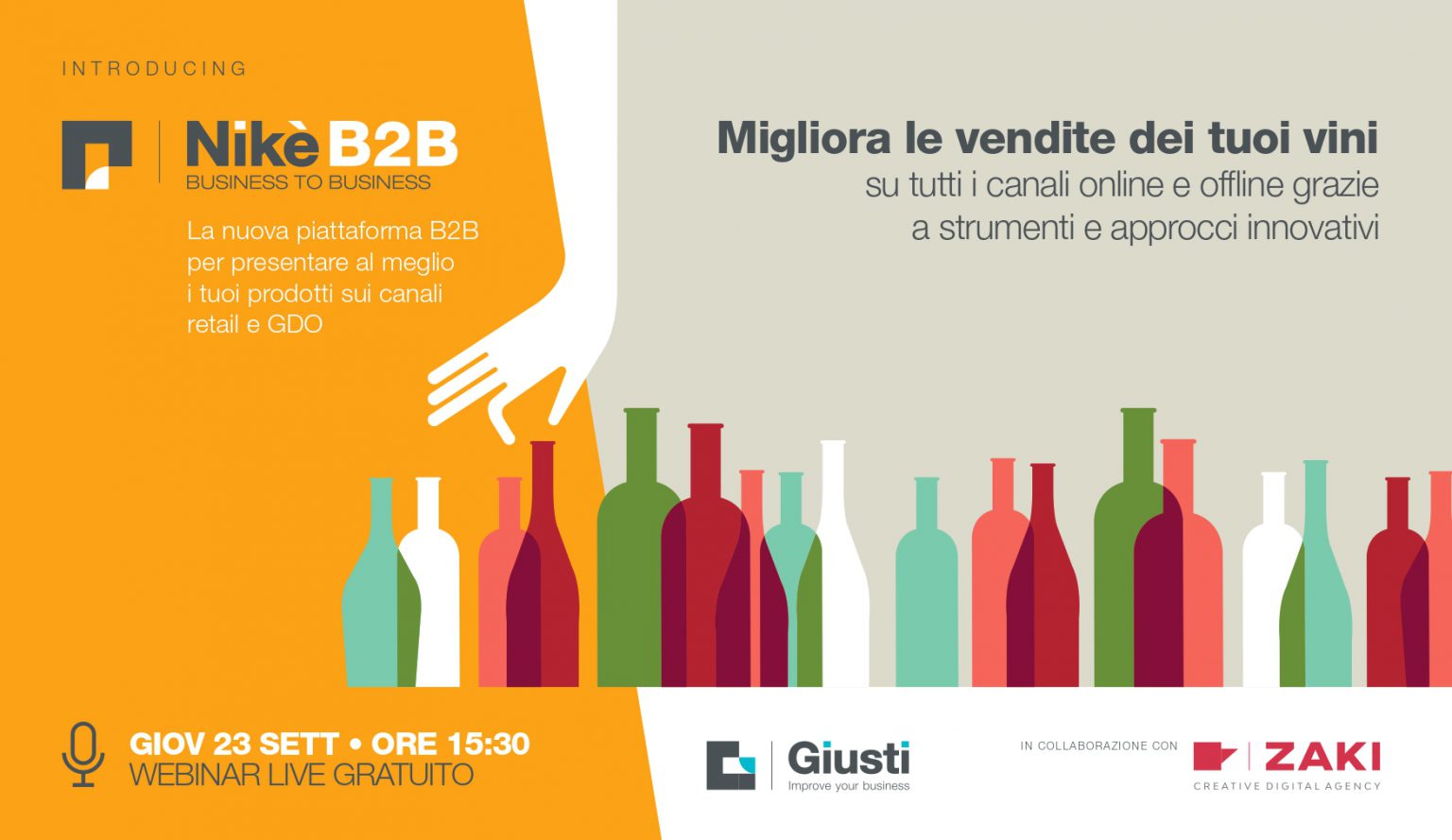 Come migliorare la vendita di vini. Se ne parla in un webinar